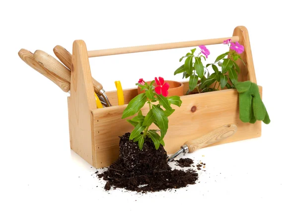 Gardener's Tote vak — Stockfoto