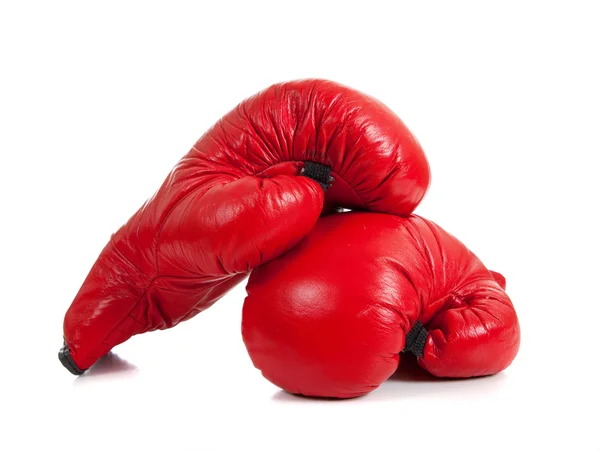 Set de Guantes de Boxeo Rojos —  Fotos de Stock