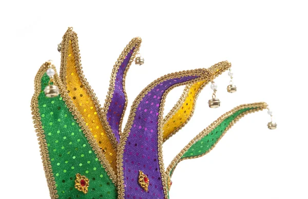 Mardi gras jester mask krona — Stockfoto