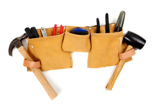 Toolbelt met tools — Stockfoto