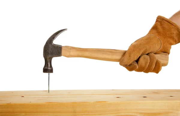 Drivng a Nail — Stock Photo, Image