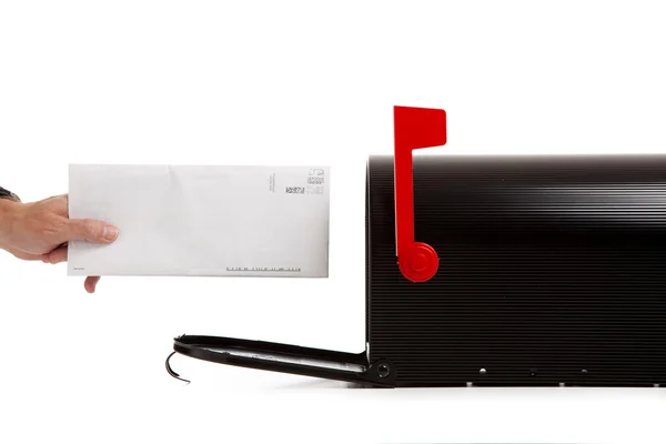 Entregar ou receber correio — Fotografia de Stock