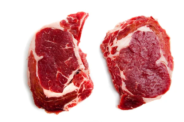 Bife de vaca fresca Ribeye Steak — Fotografia de Stock