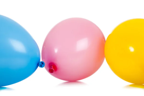 Skupina barevné balónky — Stock fotografie