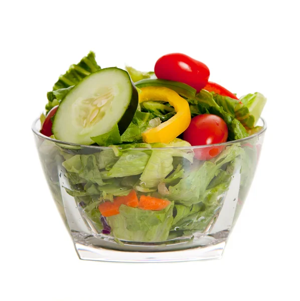 Tossed salad with various vegetables — Stock Photo, Image