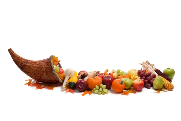 Arrangement of fall fruits and vegetables — Stock Photo, Image