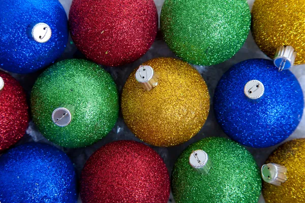 Sparkling Christmas ornaments — Stock Photo, Image