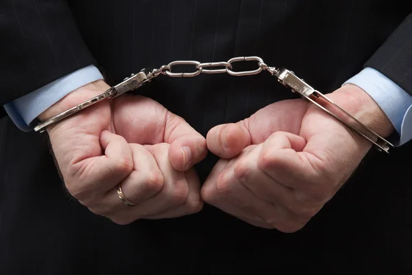 American banker/white-collar crime — Stock Photo, Image