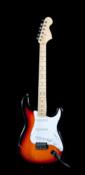 Guitarra elétrica em branco — Fotografia de Stock