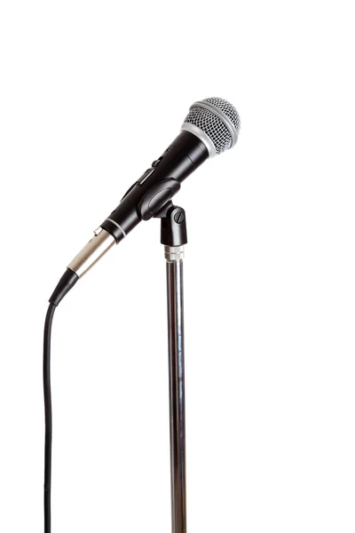 Micrófono en un soporte — Foto de Stock
