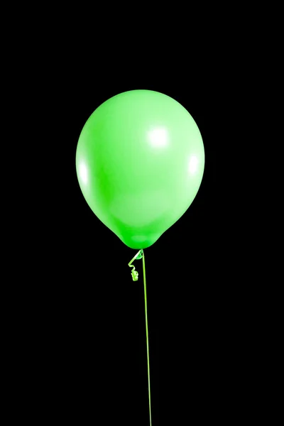 Partyballon auf schwarz — Stockfoto