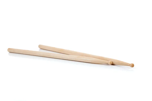 Set of drumsticks on white with copy space — Stock Photo, Image
