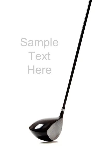 A golf club on white with copyspace — Stock Photo, Image