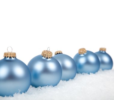 Bebek mavisi Noel süsler