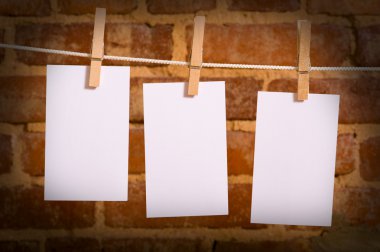 bir clothesline üzerine notlar