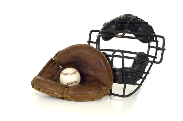 Baseball Catcher bieg — Zdjęcie stockowe