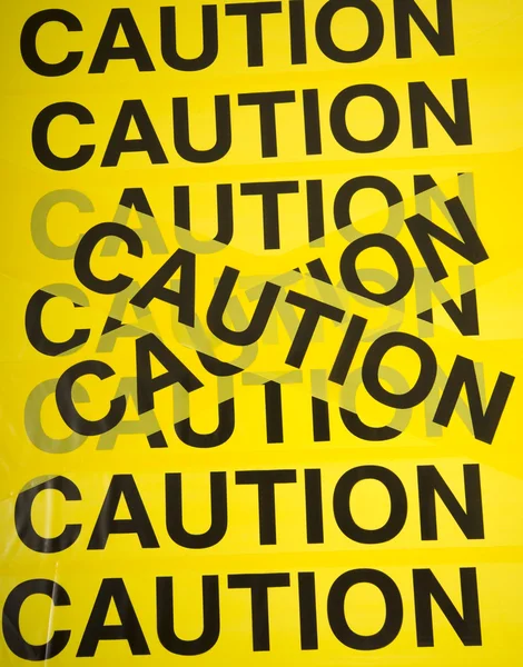 Caution Tape Background — Stock Photo, Image