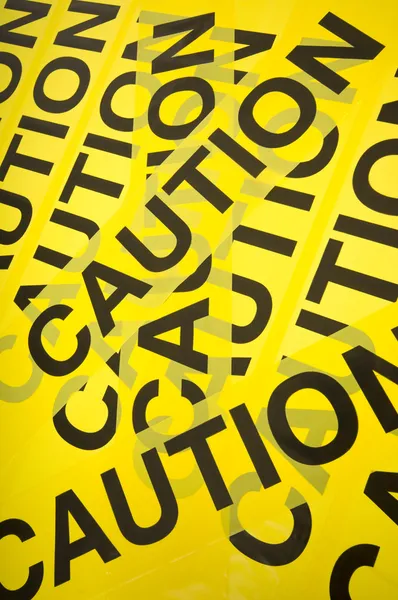 Caution Tape Background — Stock Photo, Image