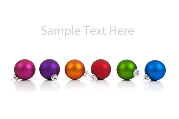 Multi-colored christmas ornament — Stock Photo, Image