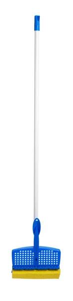 Sponge mop on white — Stock Photo, Image