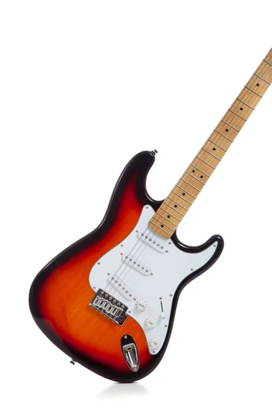 Electric guitar on white background — Stock Photo, Image