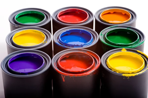 Cans of Paint — Stock Photo, Image