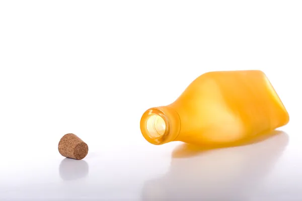 Colorful Bottles on White — Stock Photo, Image