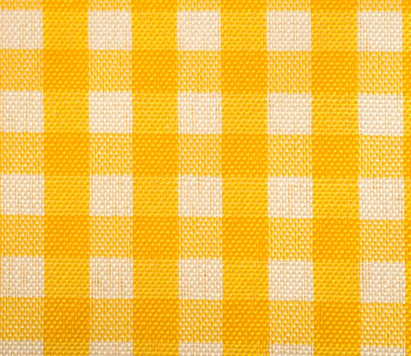 Yellow Gingham Background — Stock Photo, Image