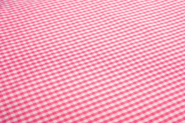 Růžový gingham pozadí — Stock fotografie