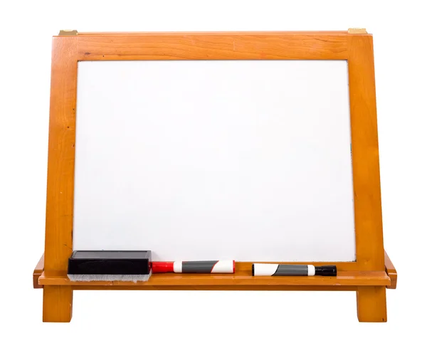 Blank Markerboard on white — Stock Photo, Image