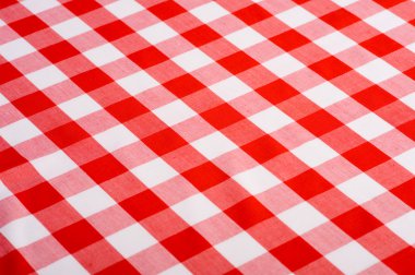 Red Gingham Background clipart