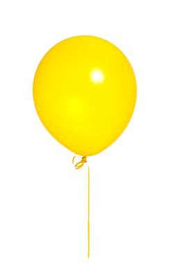 beyaz üzerine Parti balonları