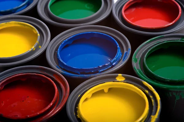 Cans of Paint — Stock Photo, Image