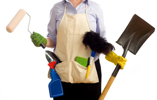 Spring Time Chores — Stock Photo, Image