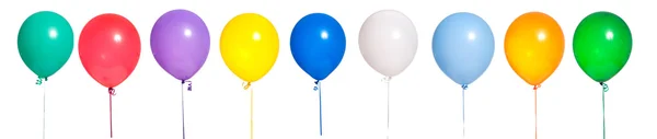 Parti ballonger på vit — Stockfoto