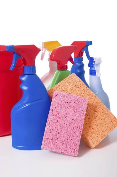 Spring Cleaning Supplies — Stock Photo, Image