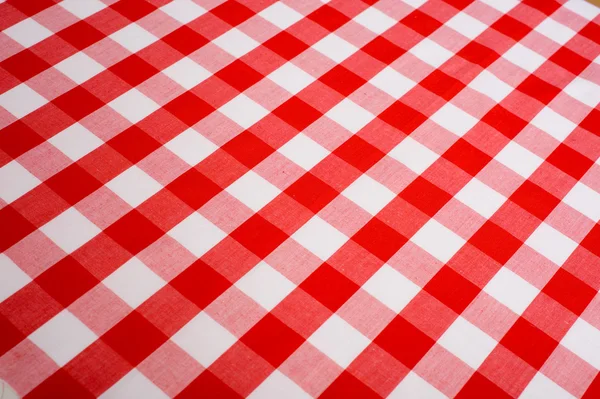 Red Gingham Background — Stock Photo, Image