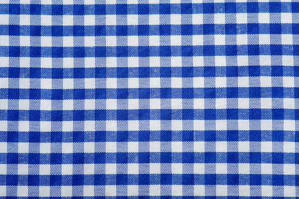 Blue Gingham Background — Stock Photo, Image