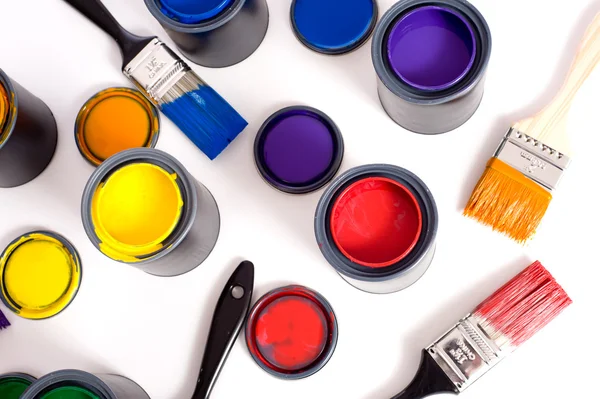 Cans of Paint — Stock Photo, Image