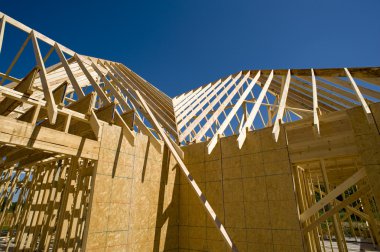 yeni ev inşaatı sitesi