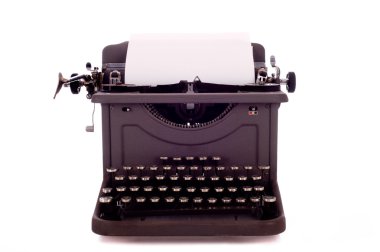 Beyaz Vintage daktilo