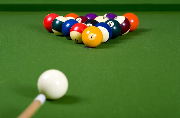 Havuz ya da bilardo oyunu — Stok fotoğraf