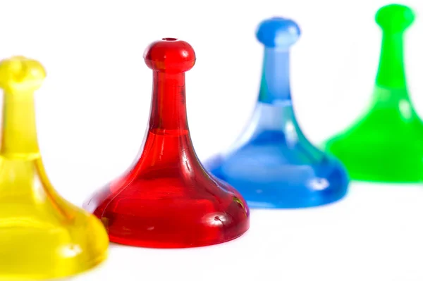 Pezzi di gioco colorato — Foto Stock