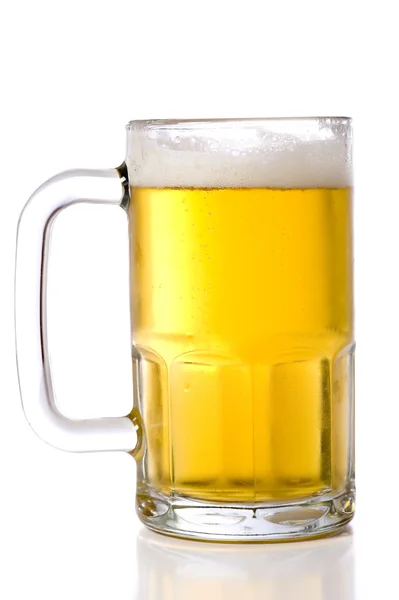 Caneca de cerveja em branco — Fotografia de Stock