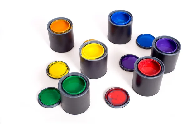 Cans of Paint — Stock Photo, Image