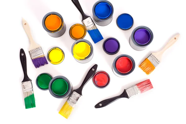 Cans of Paint — Stock Photo, Image