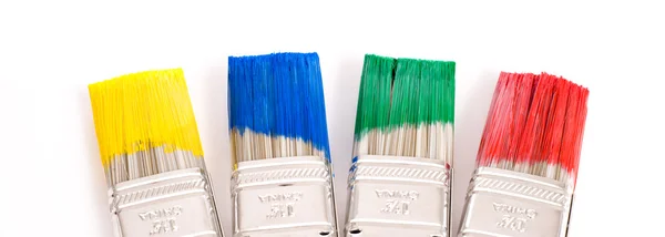 Colorful Paint Brushes — Stock Photo, Image