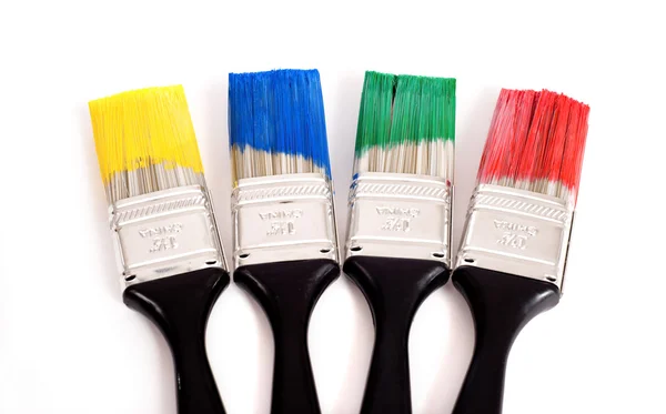 Colorful Paint Brushes — Stock Photo, Image