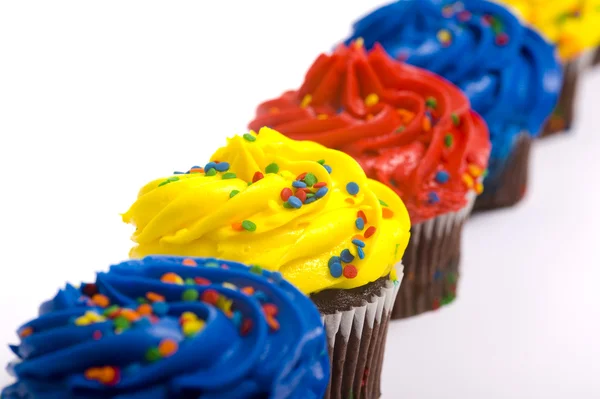 Bunte Cupcakes — Stockfoto
