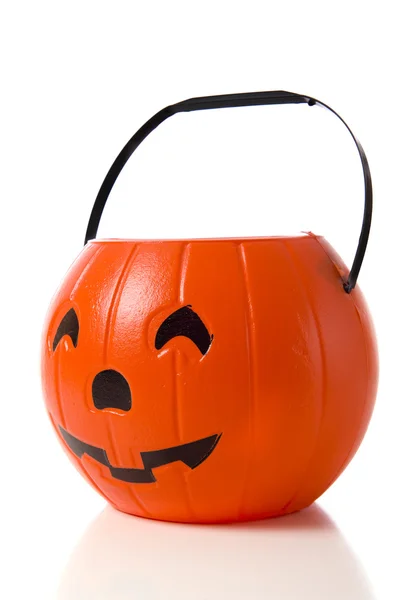 Jack-O-Lantern Candy Bucket — Stock Photo, Image